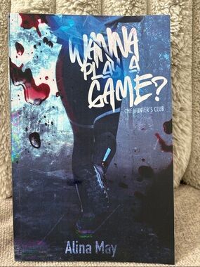 'Wanna Play a Game?' Book - Dark Blue Cover